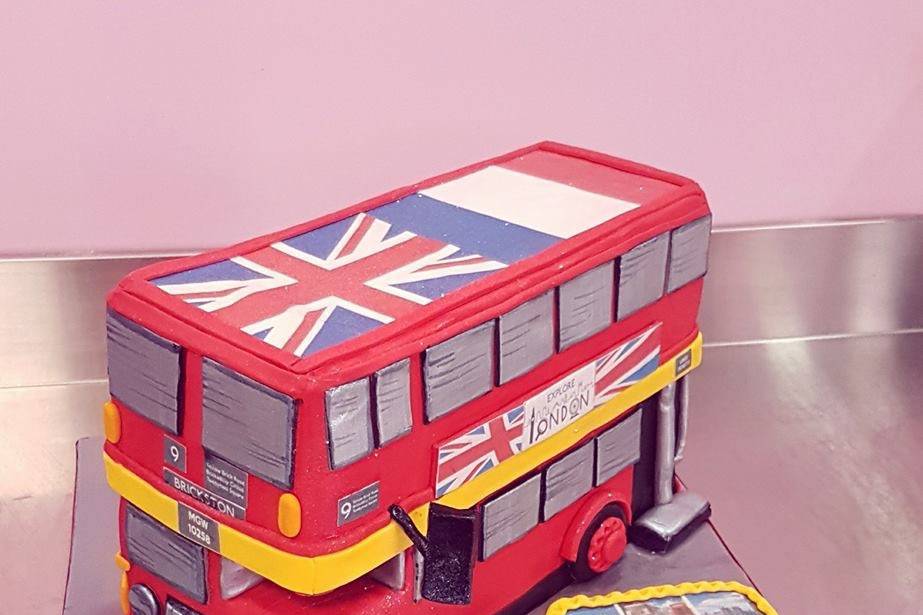 Anniversaire bus anglais