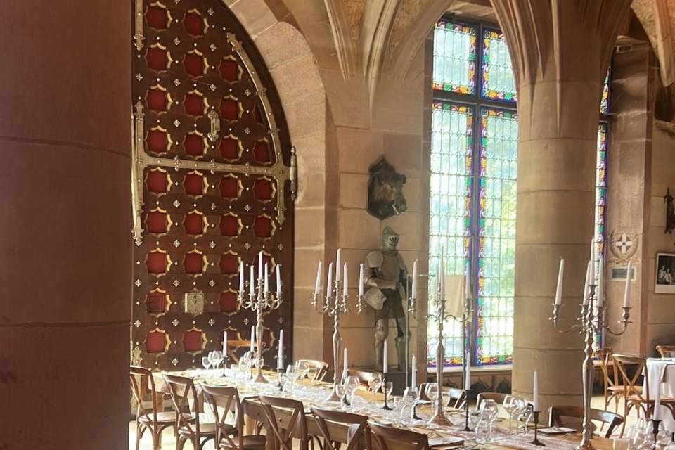 Salle de réception château