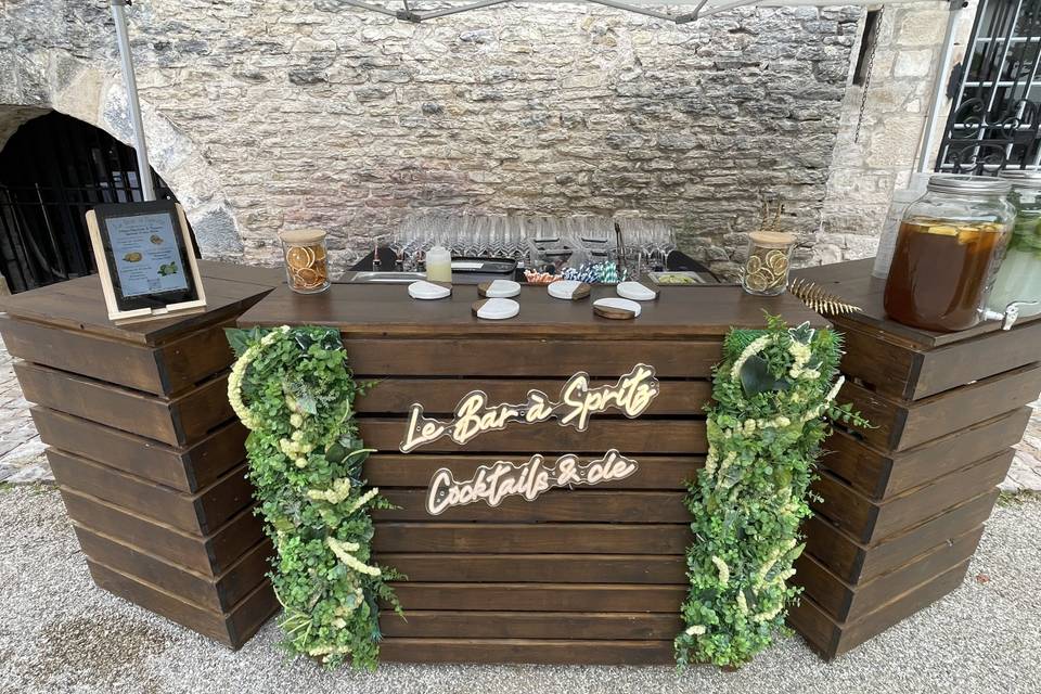 Rustic bar