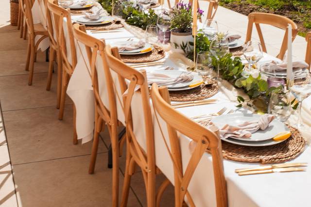 Repas sur la terrasse