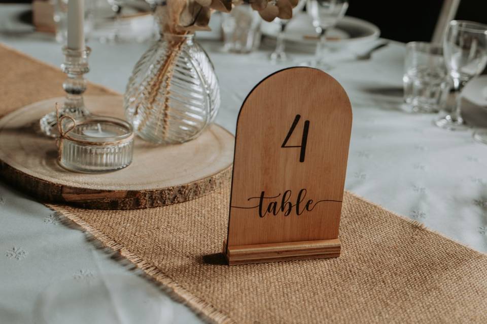 Numéro de table