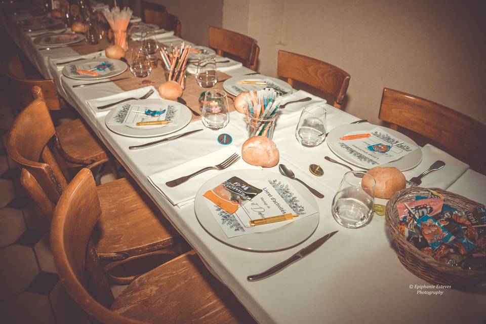 Table des enfants