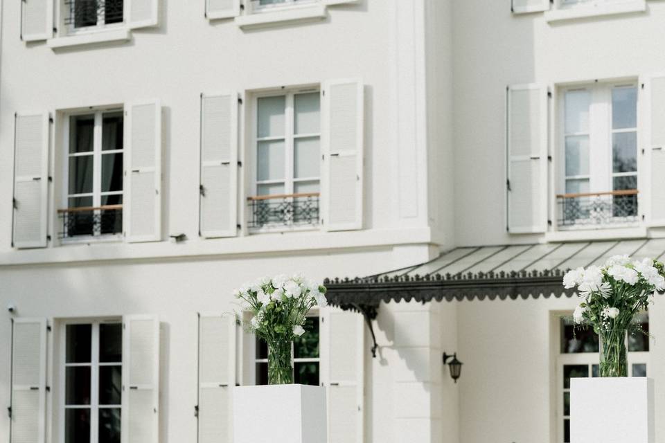 Scénographie cérémonie colonne
