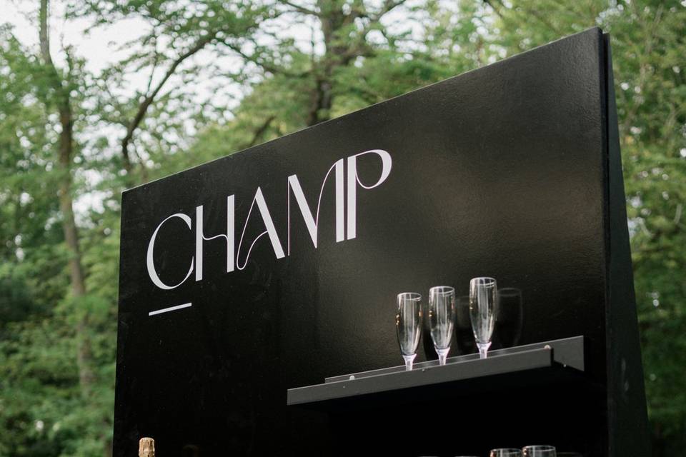 Mur de champagne