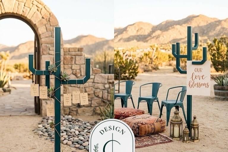 Idée déco Cactus x 2 pièces