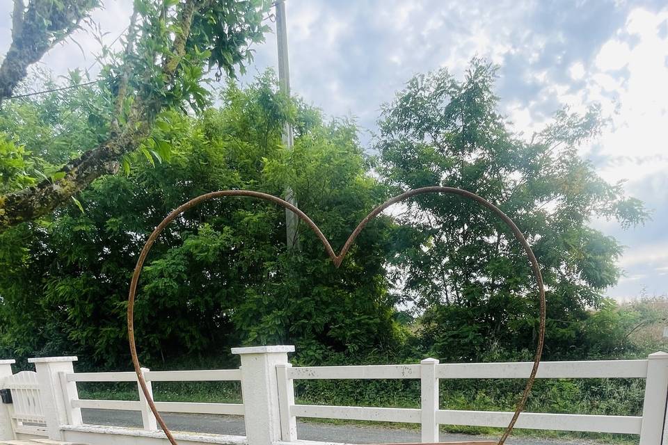 Cœur 80cm hauteur