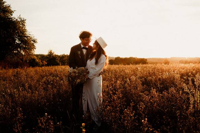 Séance couple golden hour