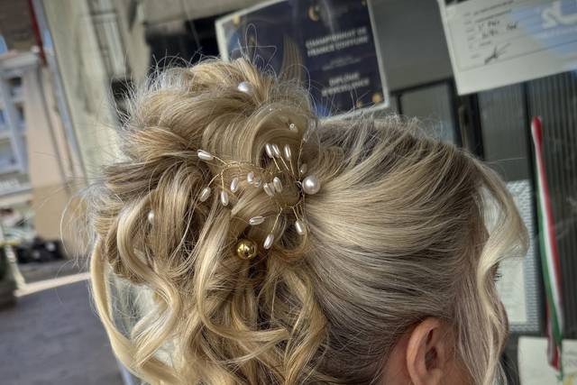 Chignon cascade