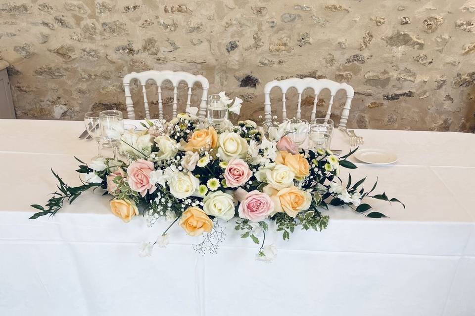 Bouquet table d’honneur