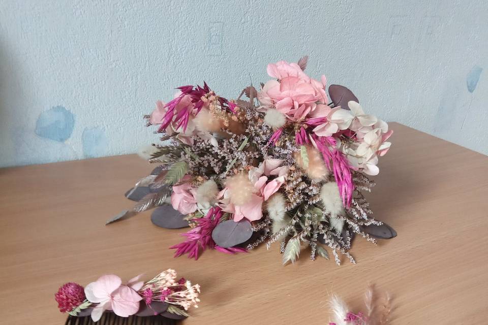 Mariage rose fushia