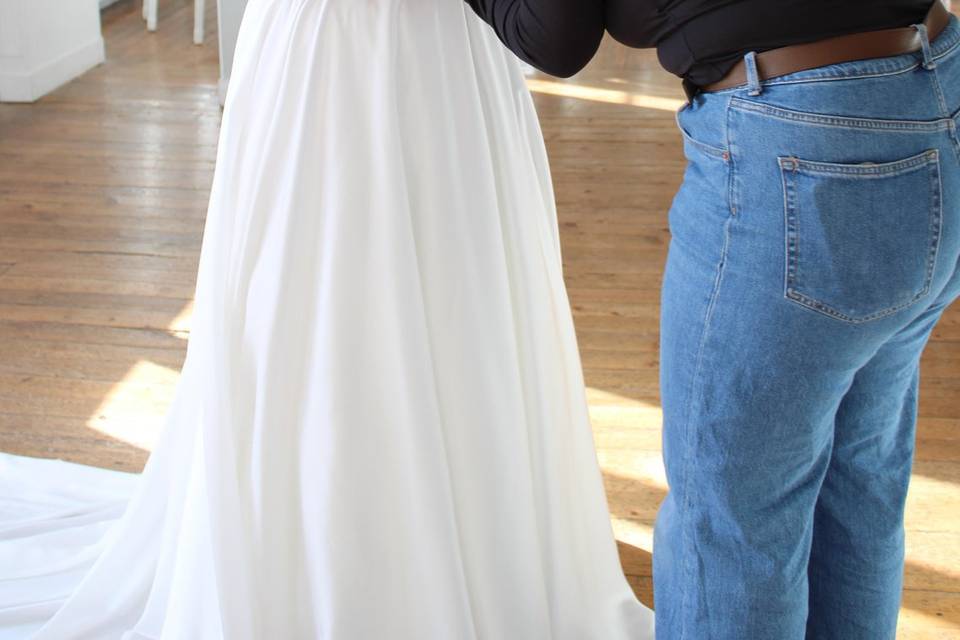 Détails robe