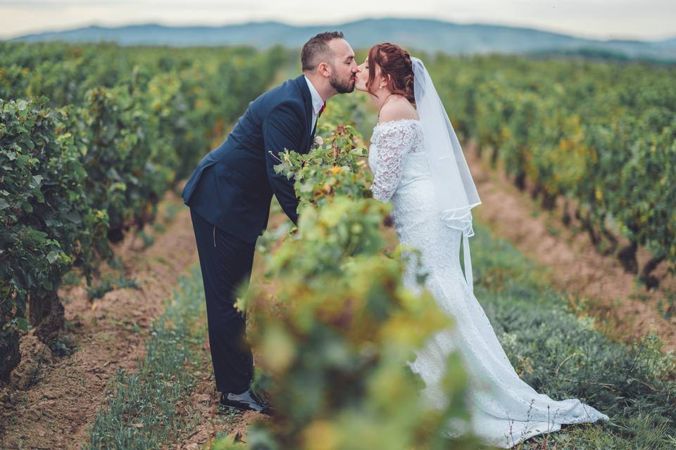 Dans les vignes