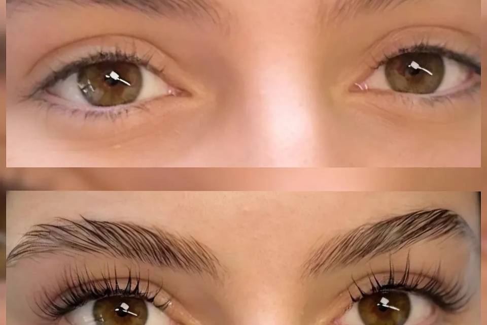 Réhaussement cils