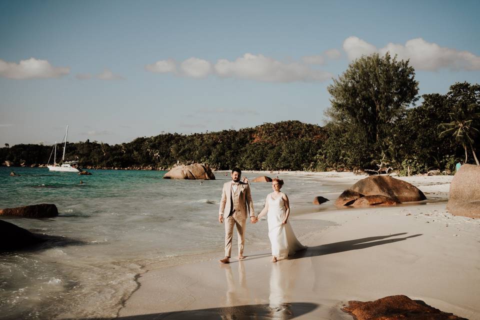 Mariage aux Seychelles