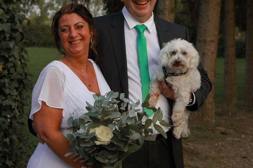Mariage avec chien