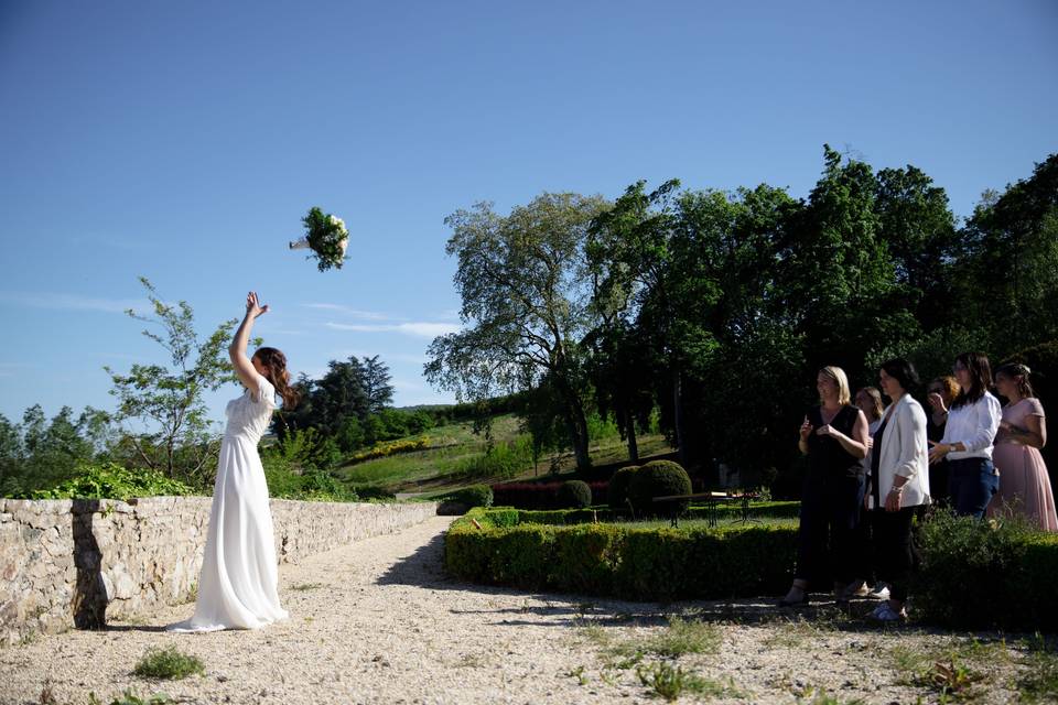 Lancer de bouquet