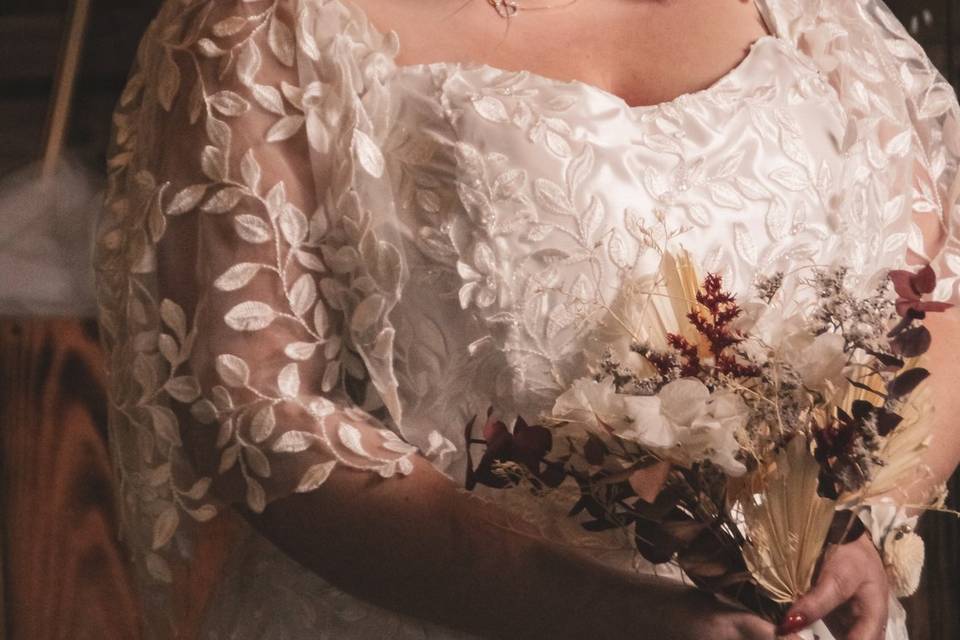 Mariée fin de préparation