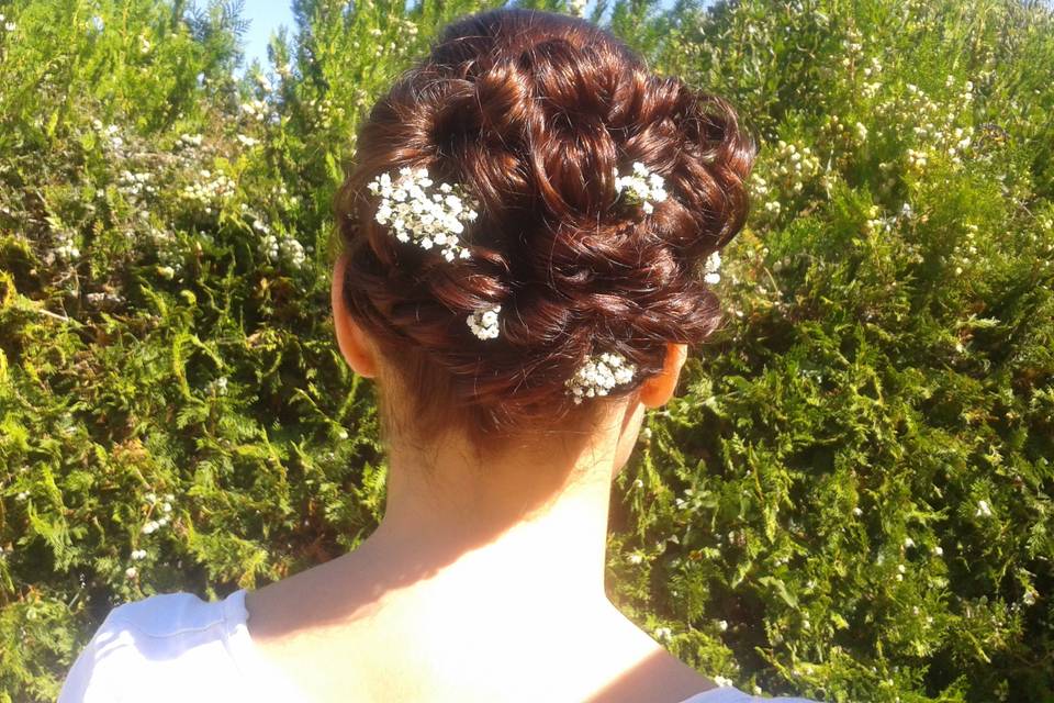 Chignon invitée