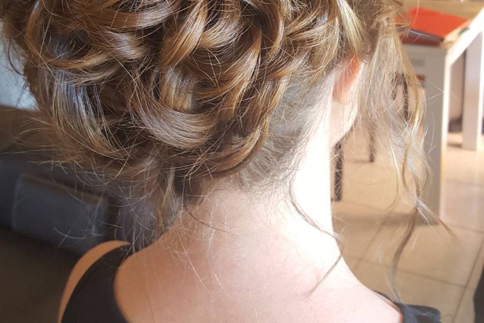 Chignon mariee