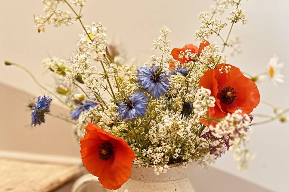 Bouquet de fleurs champêtre