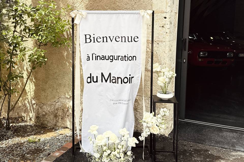 Panneau Bienvenue