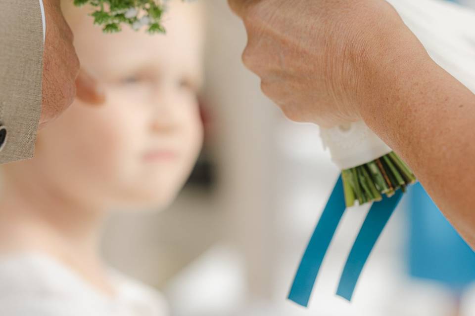 Bouquet de la petite fille