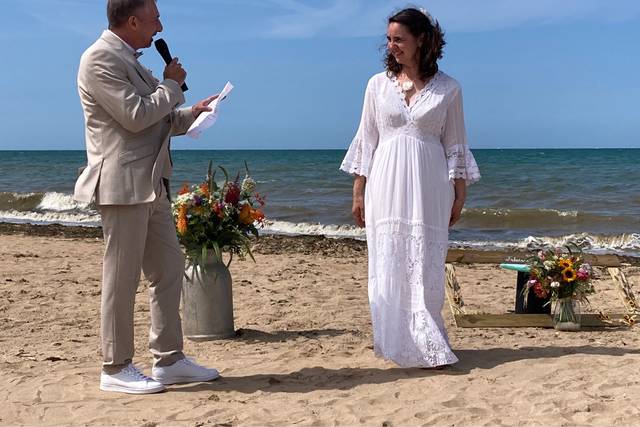 Cérémonie plage