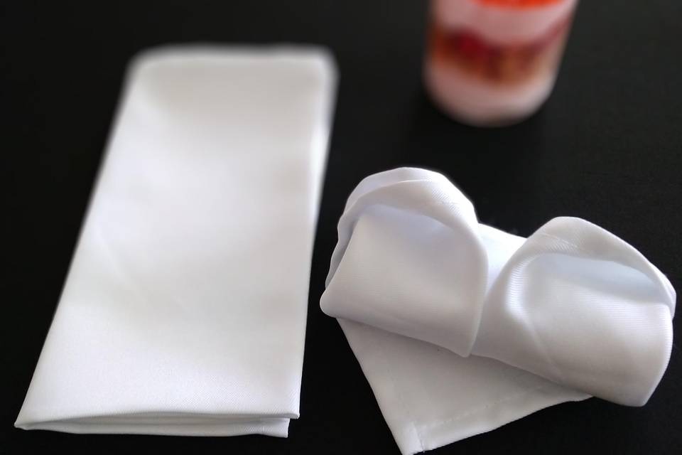 Des serviettes tisssus
