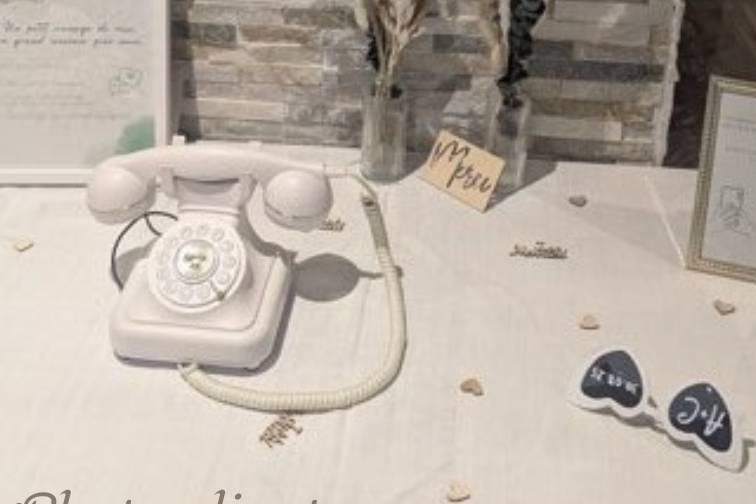 Téléphone livre d'or audio