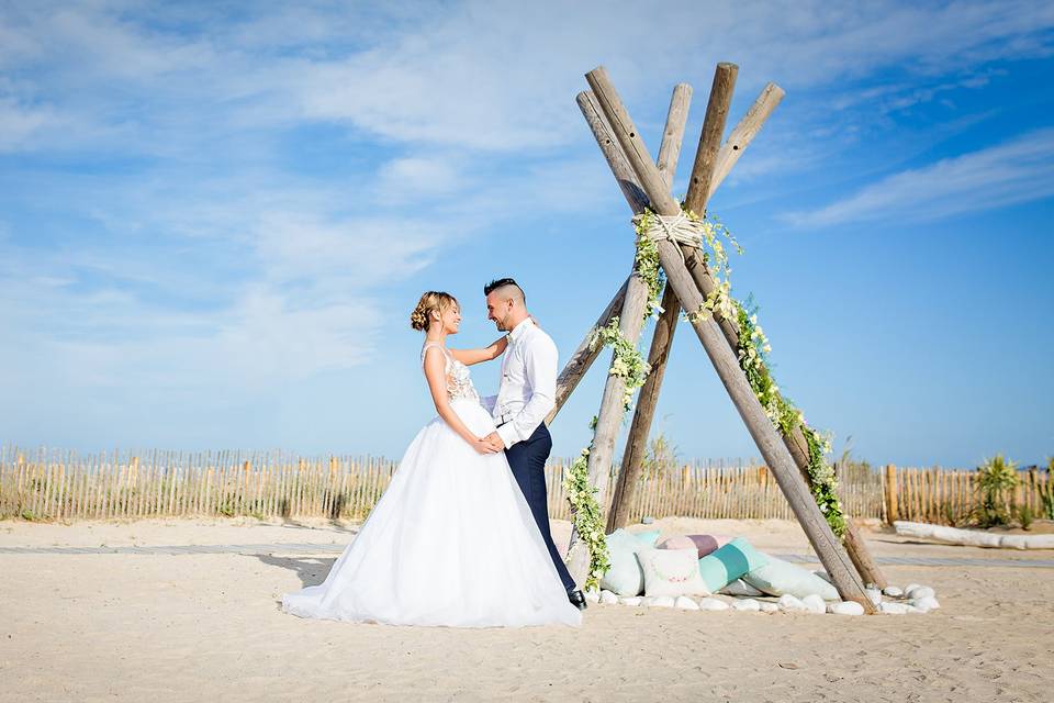 Mariage à la plage