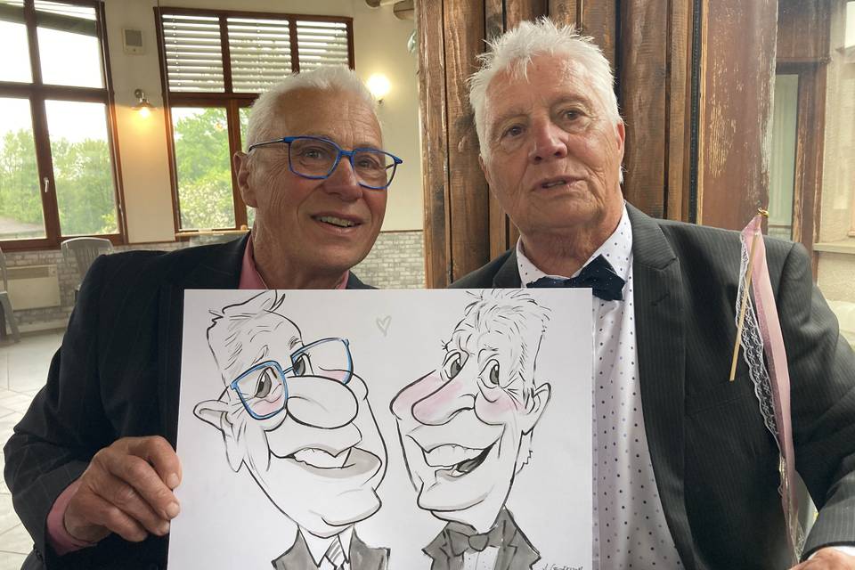 Carictaure duo