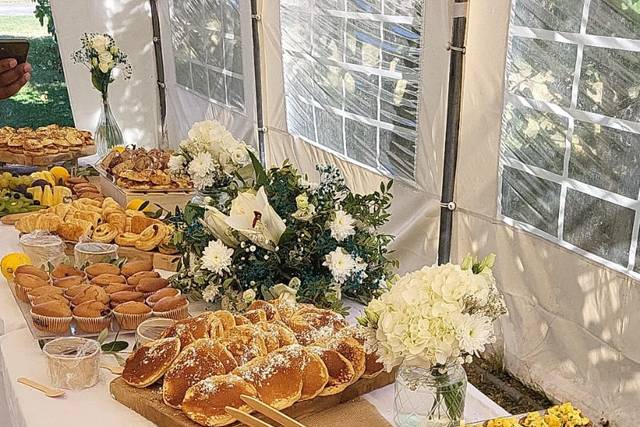Buffet brunch mariage