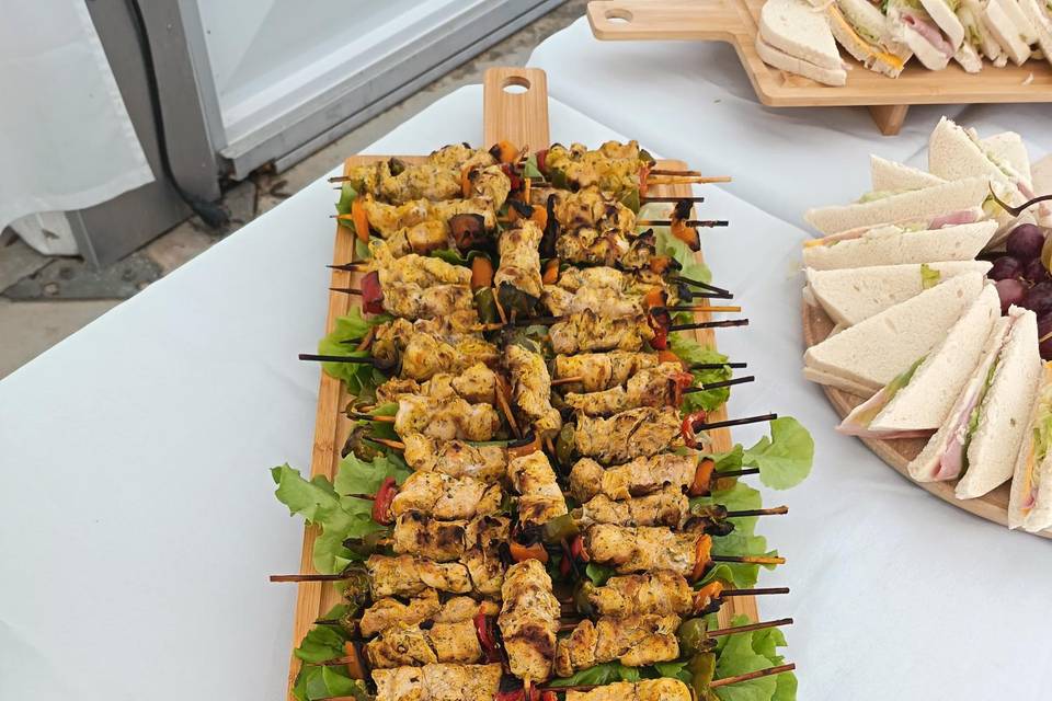 Buffet brunch mariage