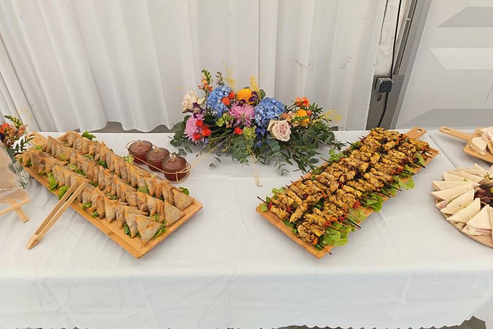 Buffet brunch mariage