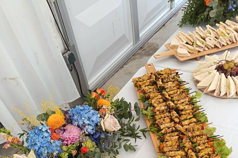 Buffet brunch mariage