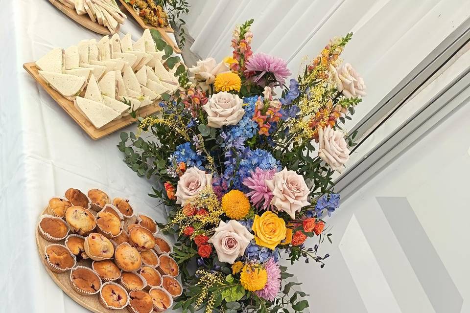 Buffet brunch mariage