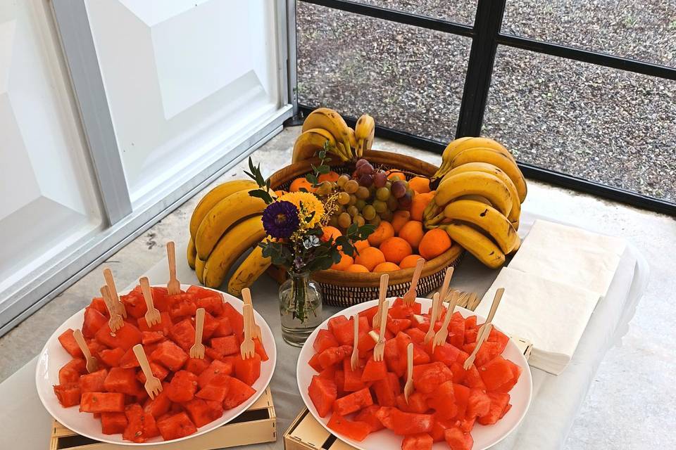 Buffet brunch mariage