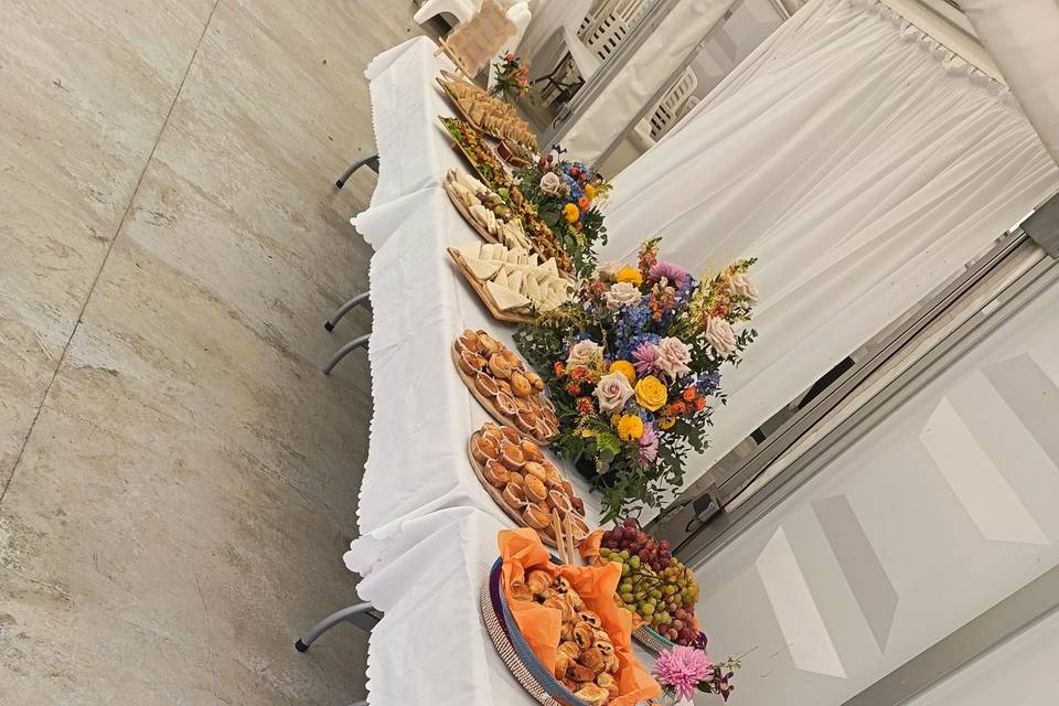 Buffet brunch mariage