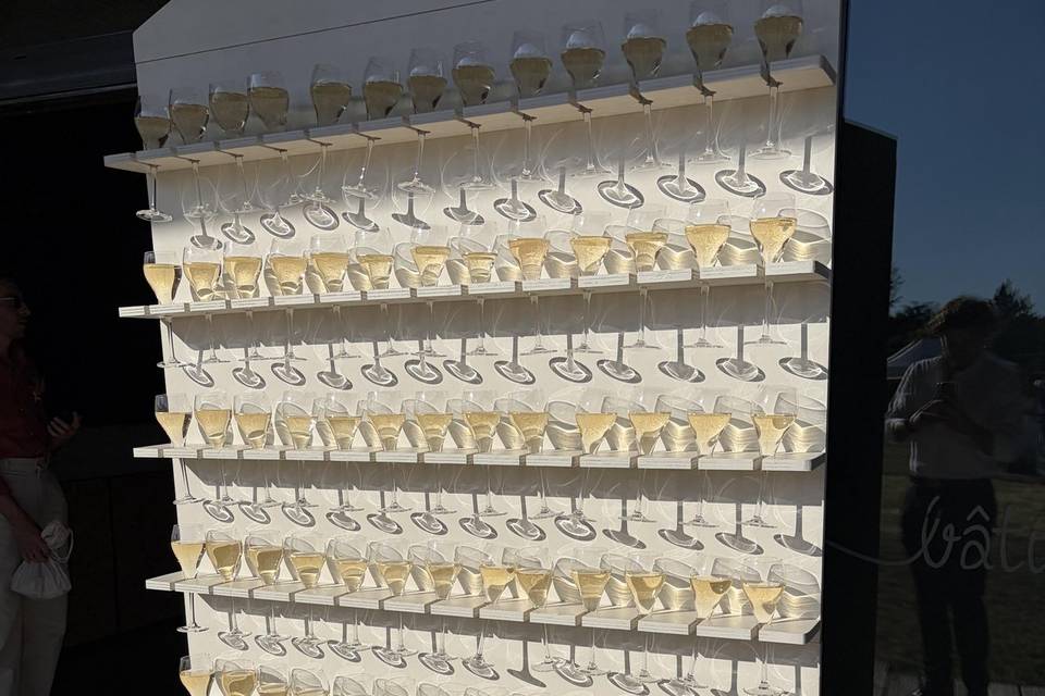 Mur à champagne