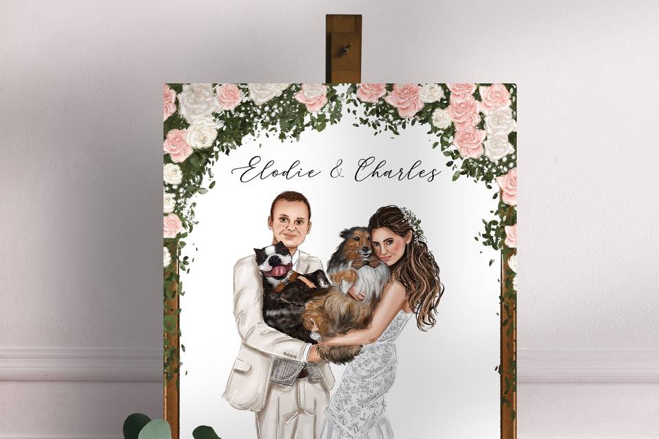 Affiche mariage