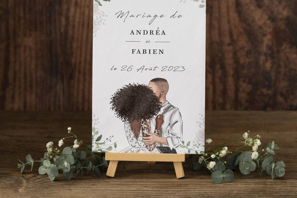 Affiche mariage