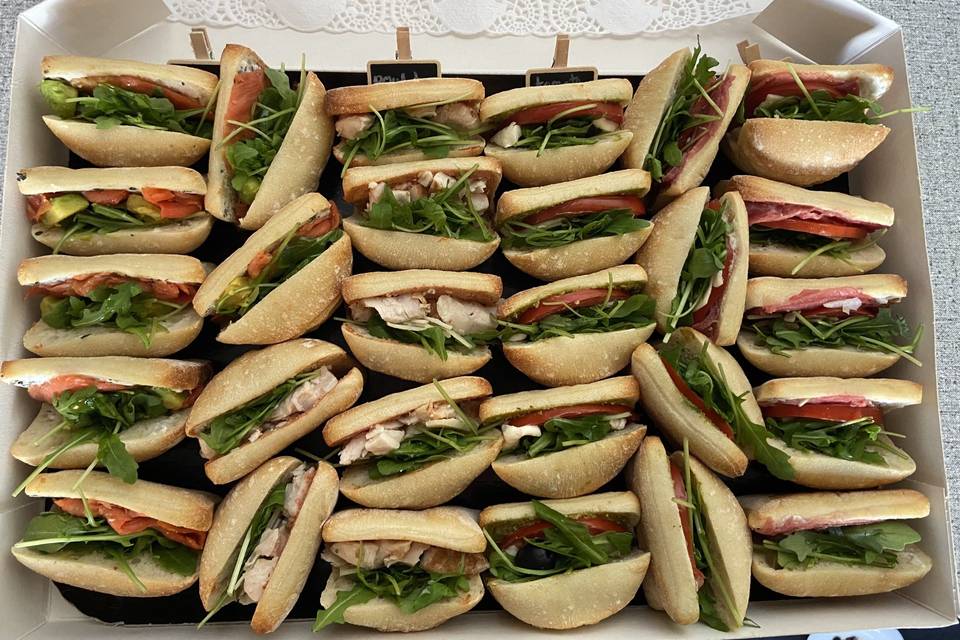 Plateau mini sandwichs
