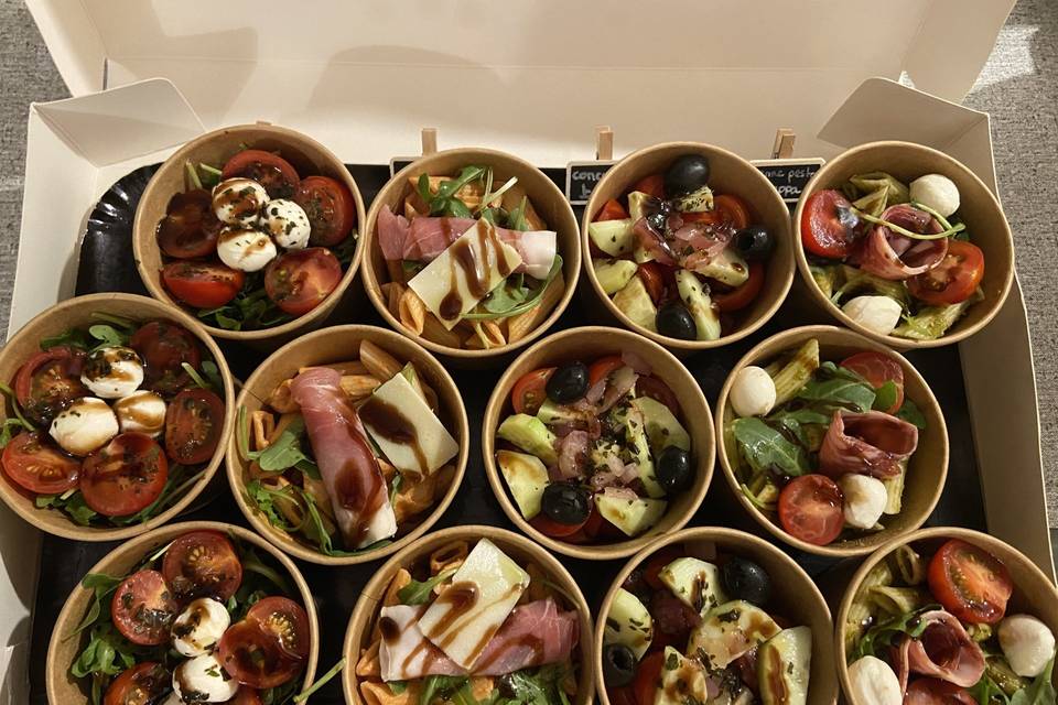 Plateau mini salades