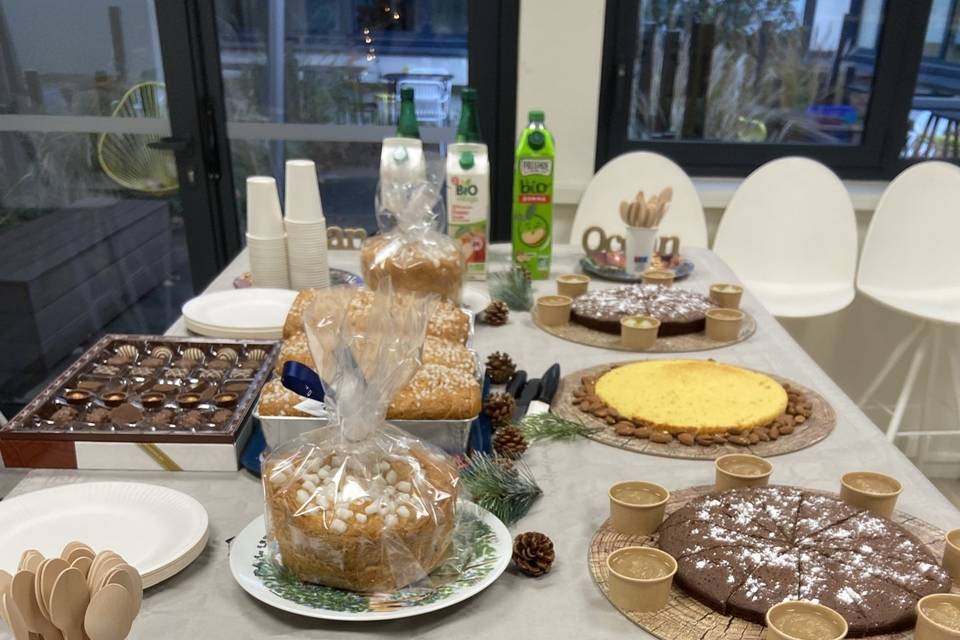 Plateaux à partager + gâteaux
