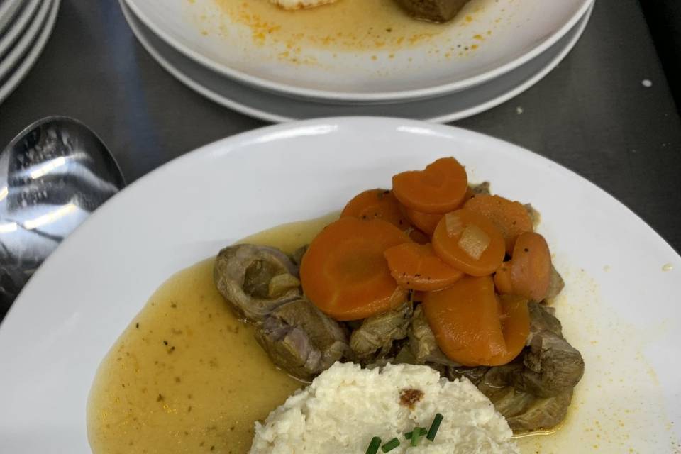 Osso bucco et risotto