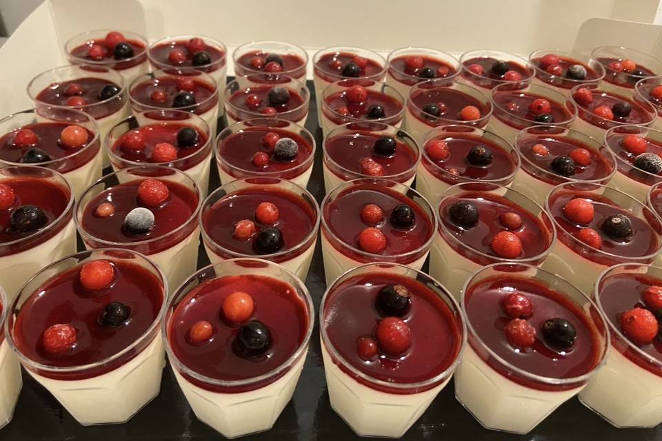 Mini panna cotta