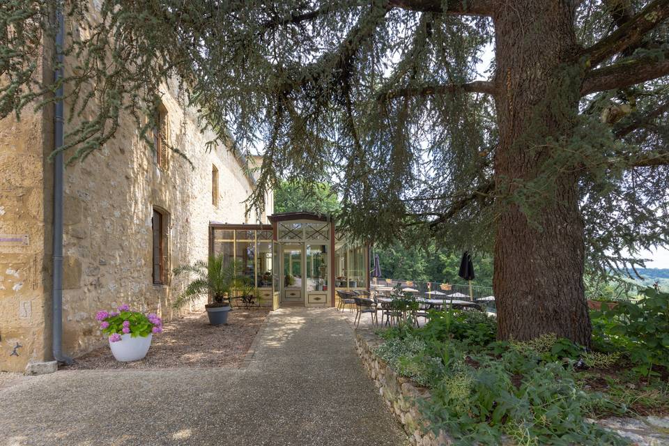 Entrée du restaurant