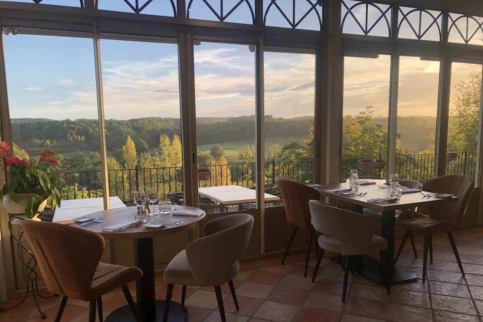 Vue depuis le restaurant