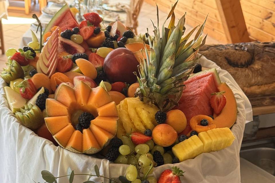 Cascade de fruit pour danser