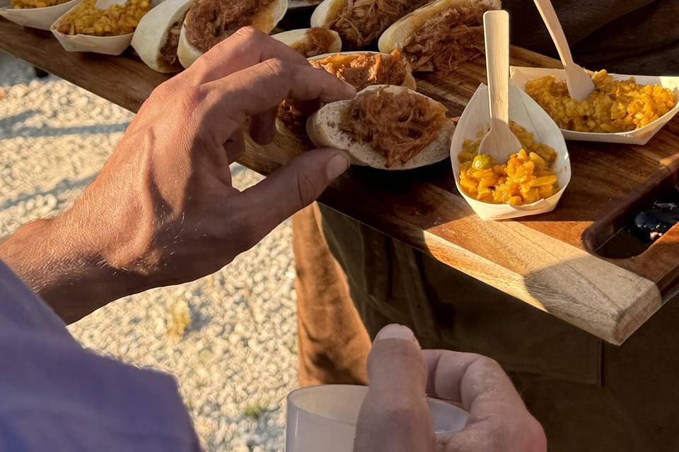 Mini kebab de cochon